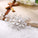 Bride Flower Wedding Hair Comb Crystal Bridal Silver Side Comb Leaf Hair Accessorie for Women and Girls #SP027