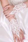 Lace Wrist Length Bridal Gloves #BG01