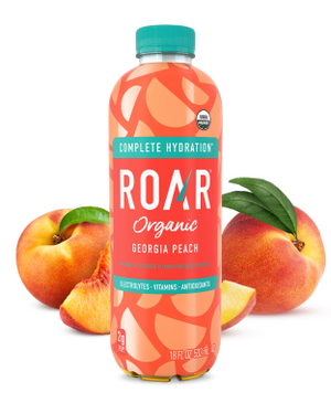 Peach Hydration Drink, 12 Pack - ROAR Organic