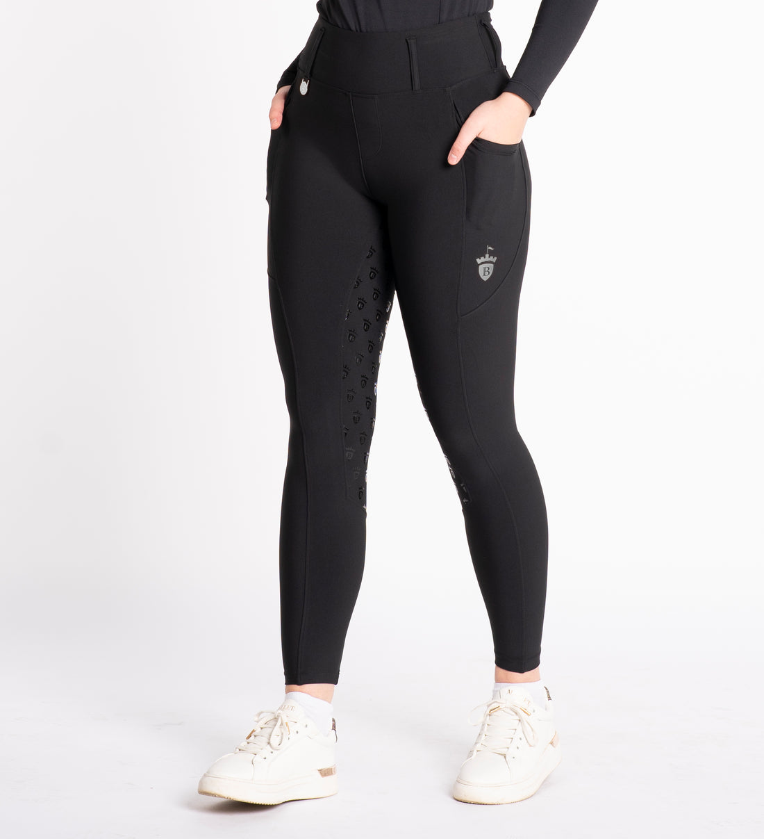 Black Everyday Active Riding Leggings Non Silicone 2.0 – Blackfort