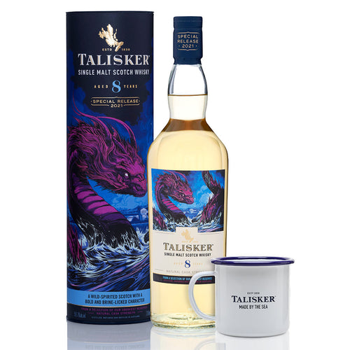 Talisker 8 Year Old Special Releases 2021 Single Malt Scotch Whisky, 70cl (Gift Mug Included)
