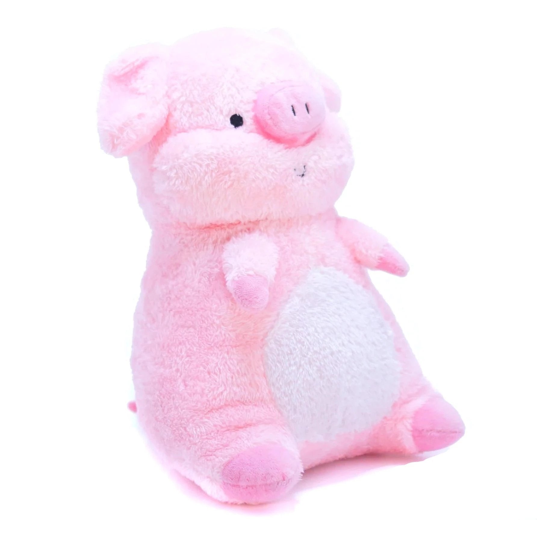 pink stuffed dog