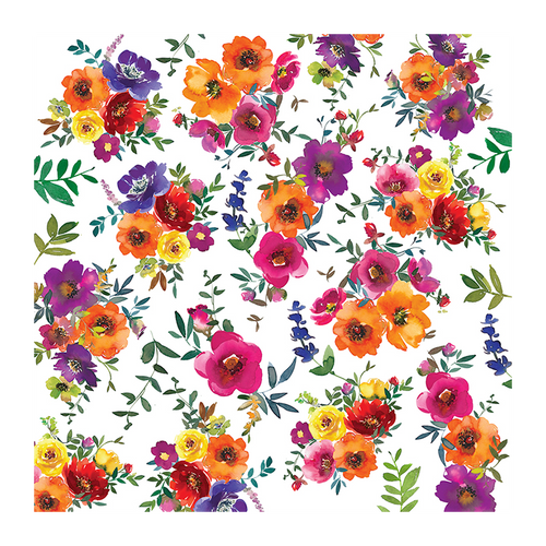 Transfer Paper - Colorful Flowers – Clay Craze Studio