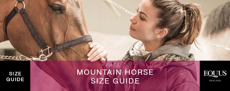 Mountain Horse Sovereign Size Chart