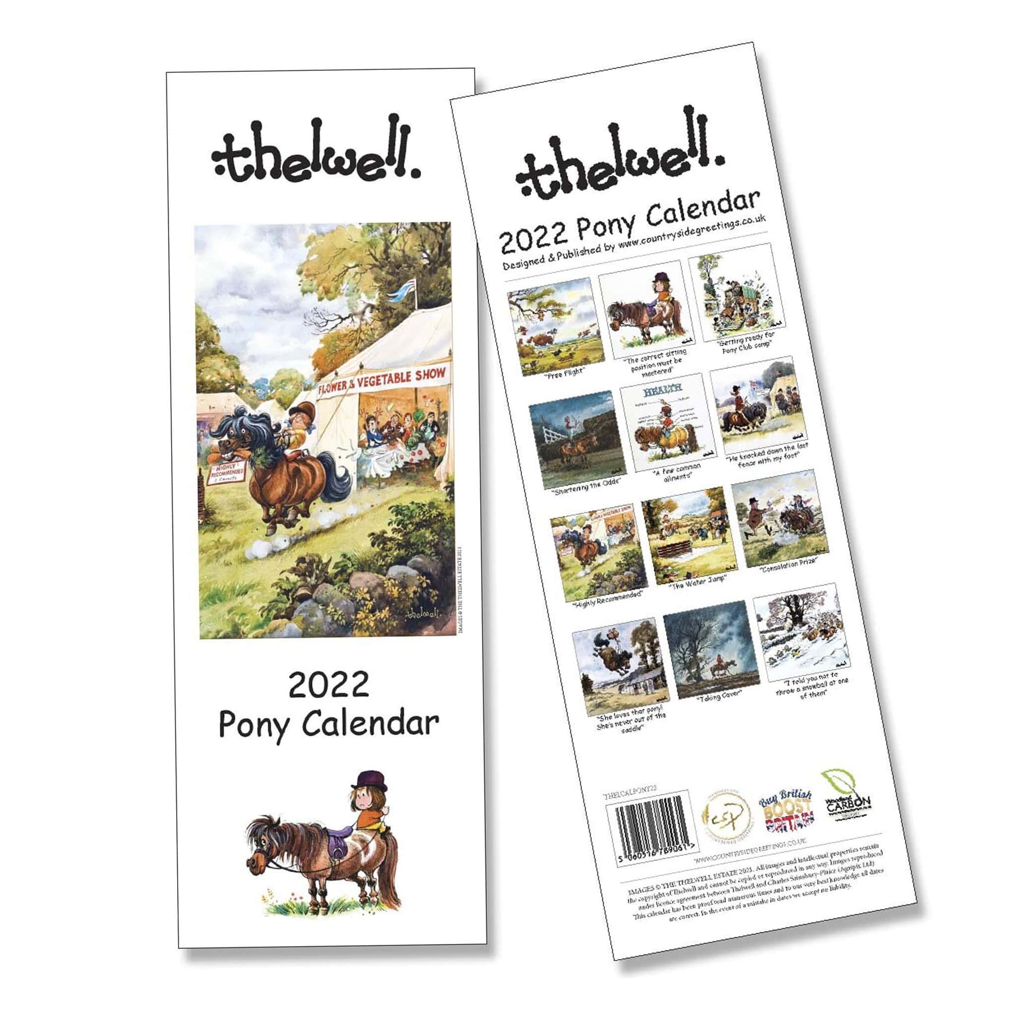 Thelwell Pony 2022 Calendar | Free Uk Delivery Available | Equus