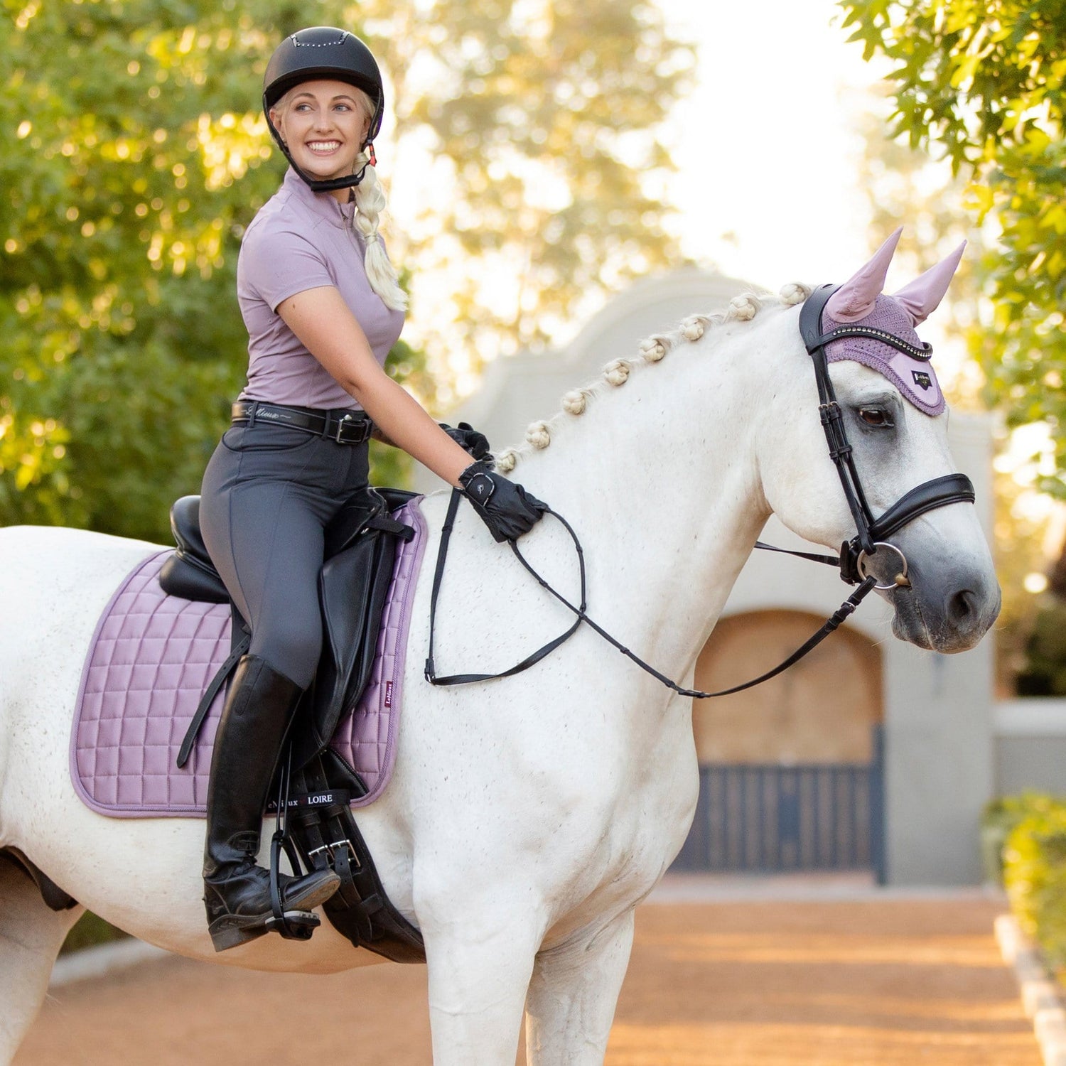 Lemieux Loire Classic Dressage Saddle Pad Musk Free Uk Delivery Equus