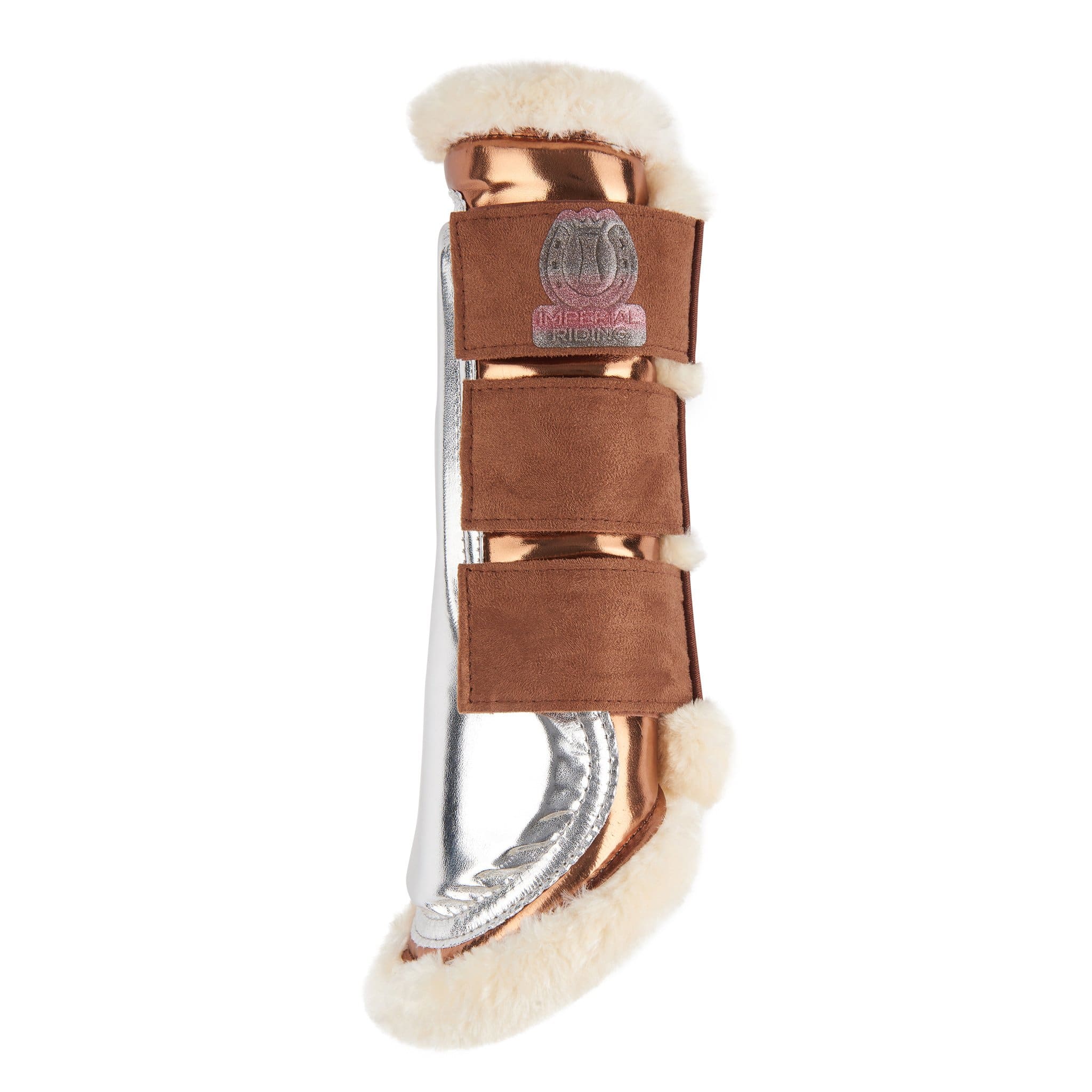Image of Imperial Riding Live Your Dream III Brushing Boots - Rose Gold X-Full
