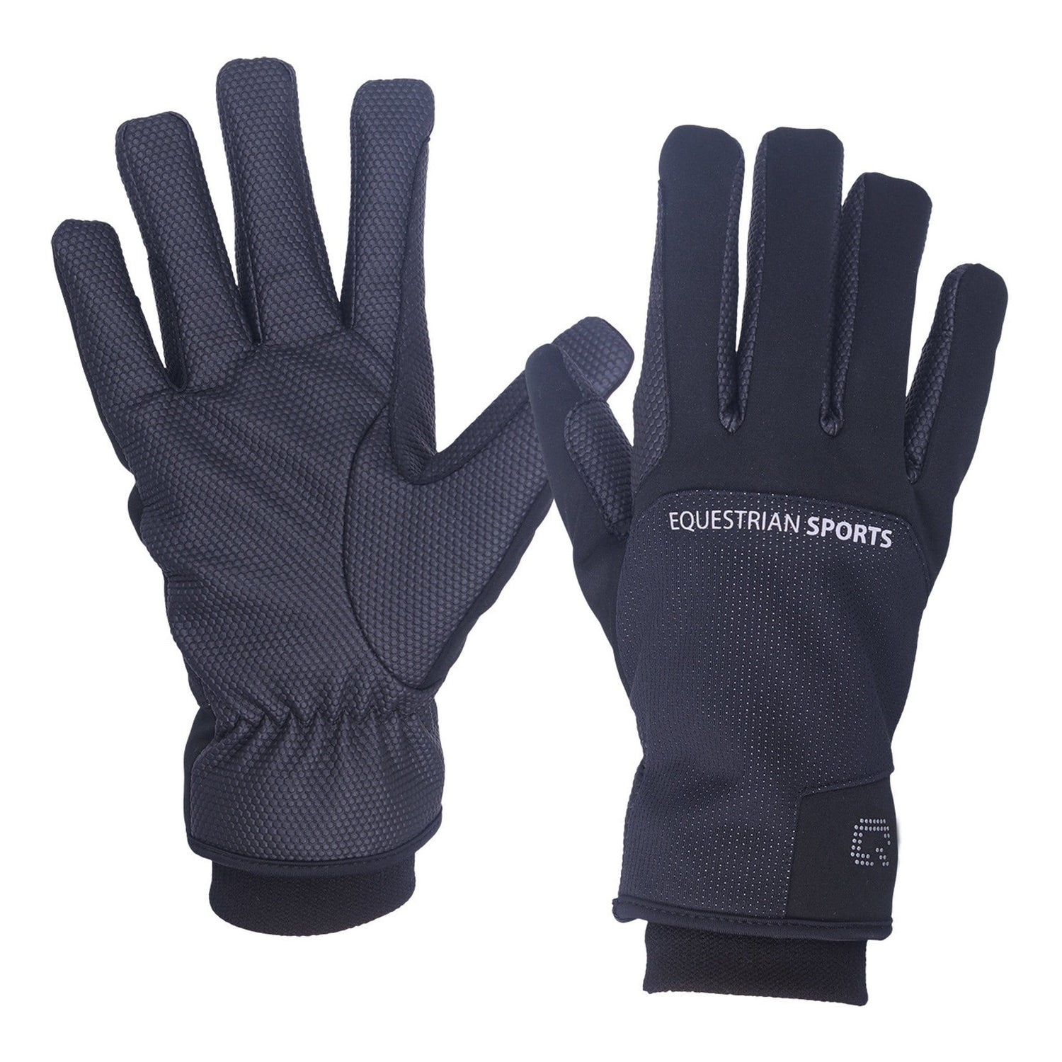 QHP Siberia Waterproof Riding Gloves | Free UK Delivery | EQUUS