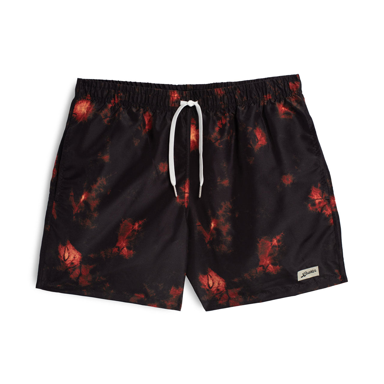 Bather Orange Costal Swim Trunks