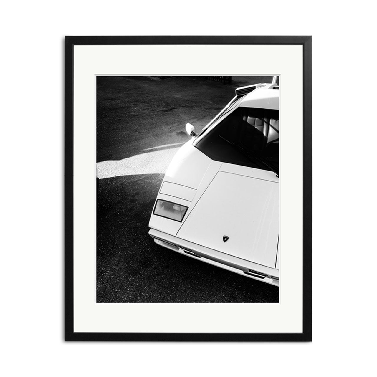 Lamborghini Countach in LA Framed Print