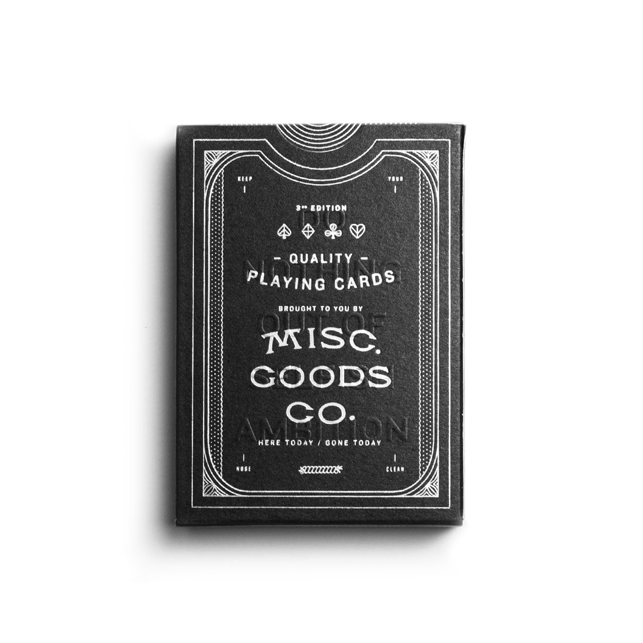 Misc. Goods Co. Playing Cards