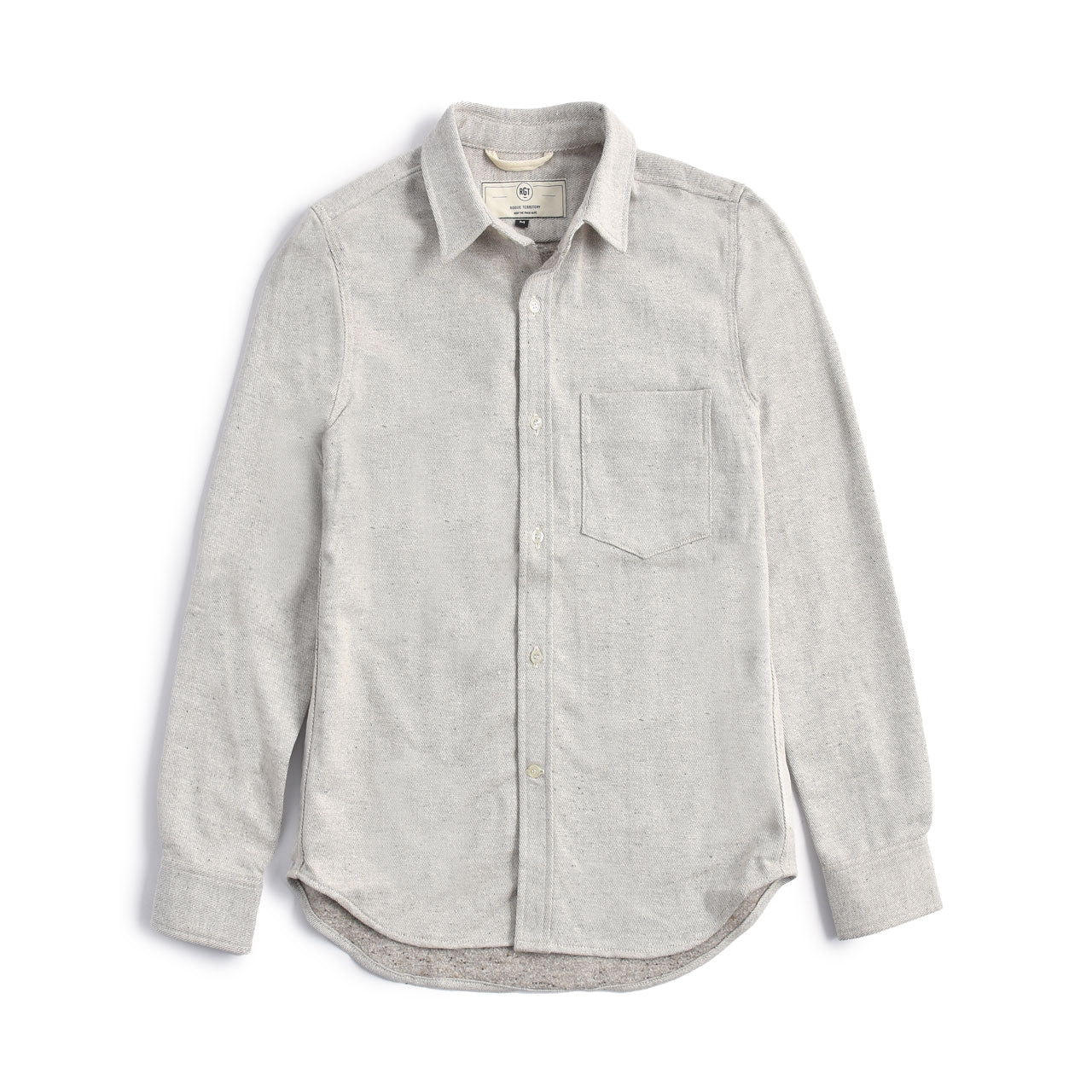 Rogue Territory Oxford Reverse Brushed Flannel Shirt