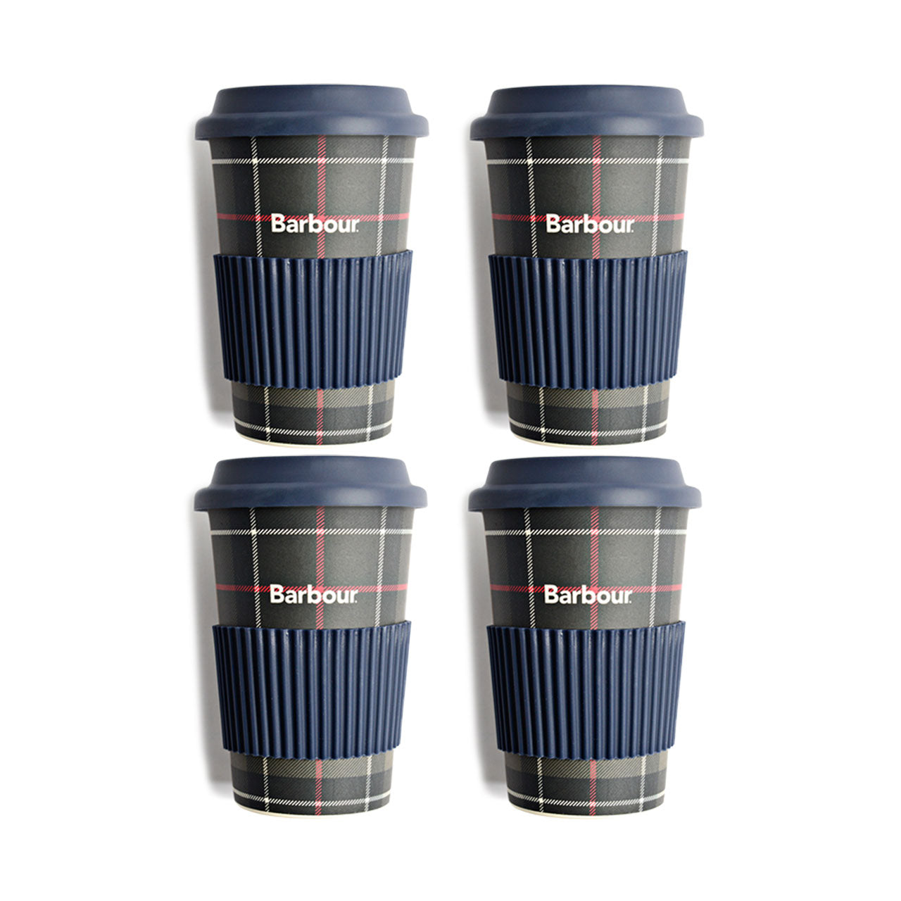 Barbour Tartan Travel Mug Set, #Barbour #Tartan #Travel #Mug #Set