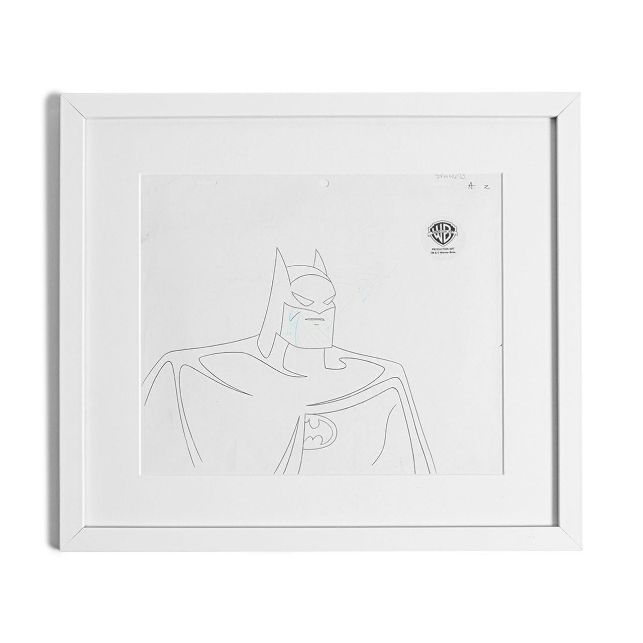 Batman Scowling Original Production Art