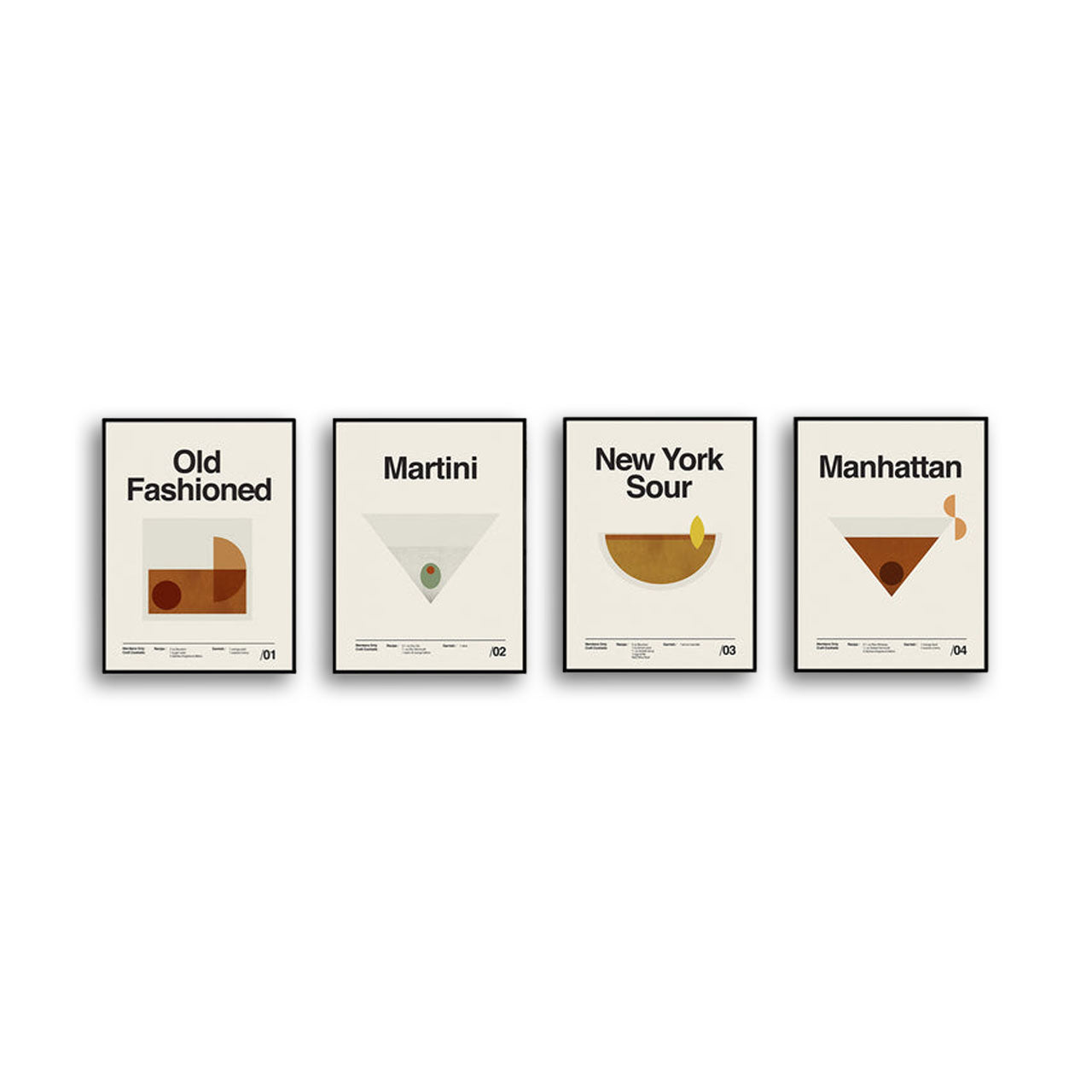 Classic Cocktail Art Prints