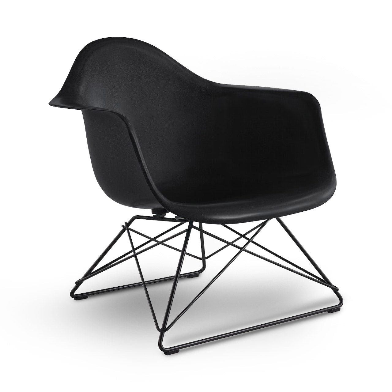 Eames Molded Fiberglass Low Wire Base Armchair