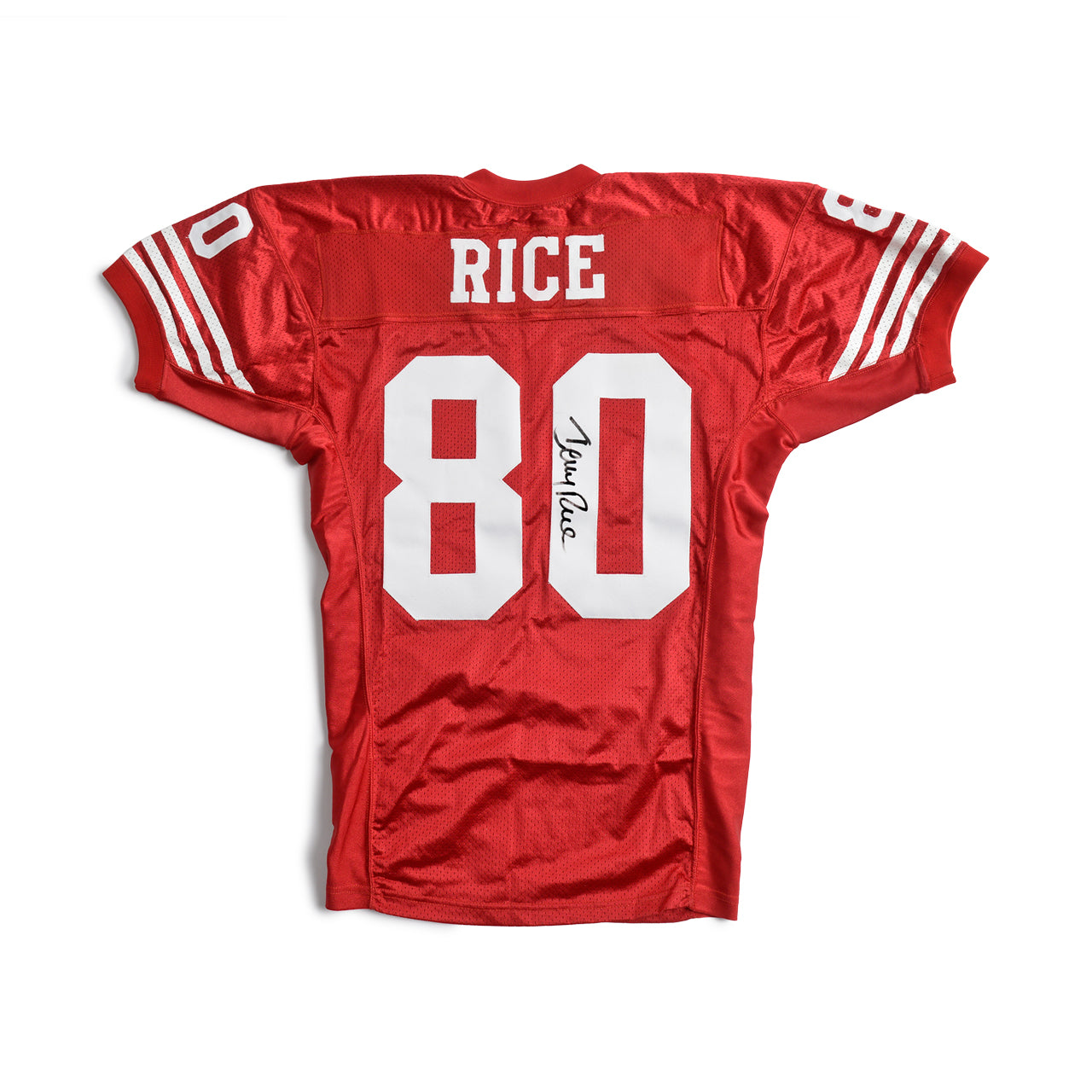 Jerry Rice Autographed Team-Issued 49ers Jersey