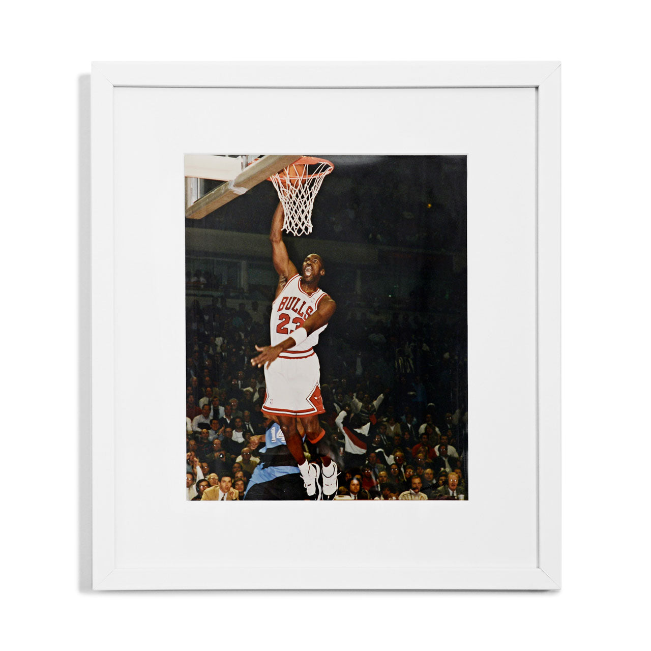 Michael Jordan Dunking Framed Type 1 Photograph