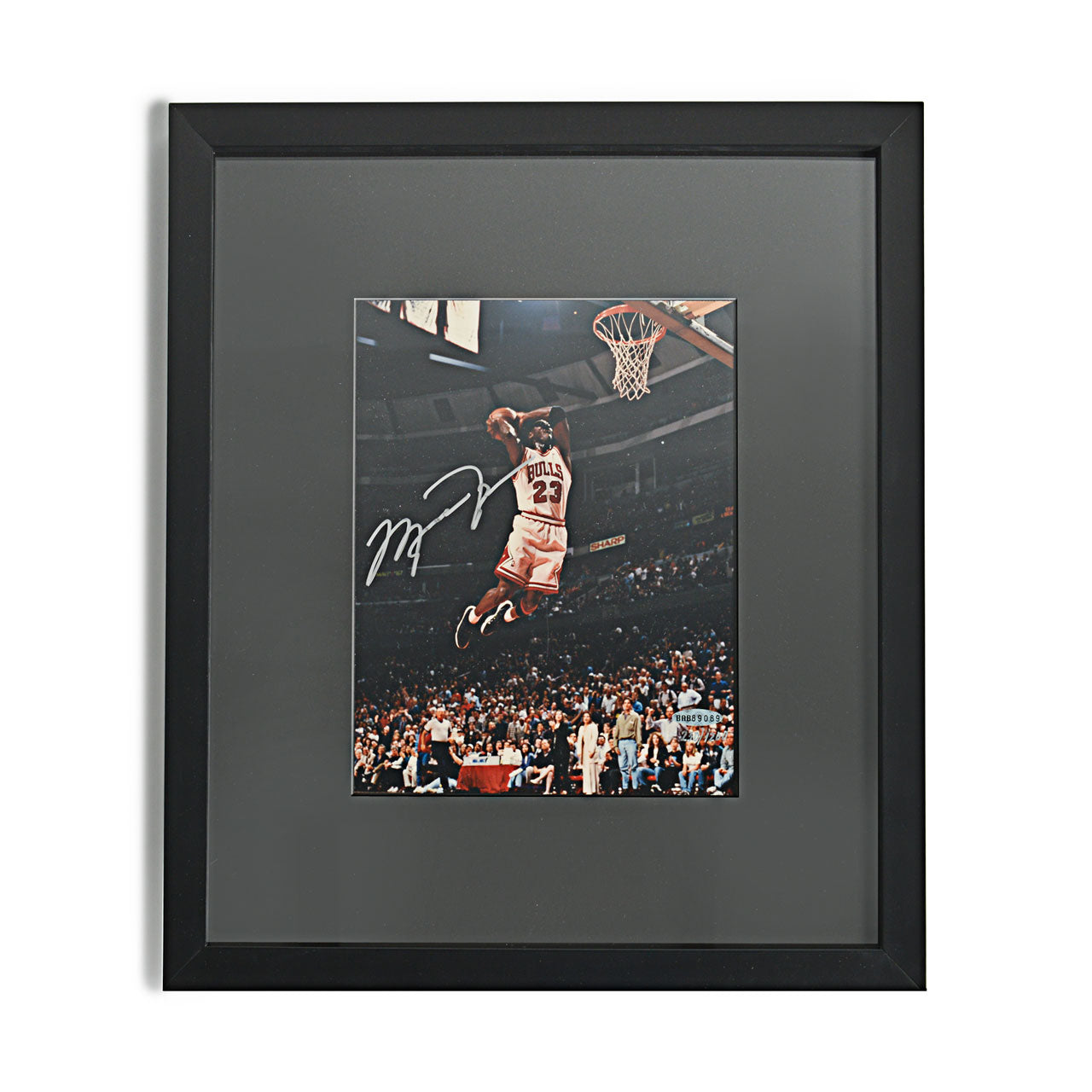 Michael Jordan Slam Dunk Autographed Framed Print