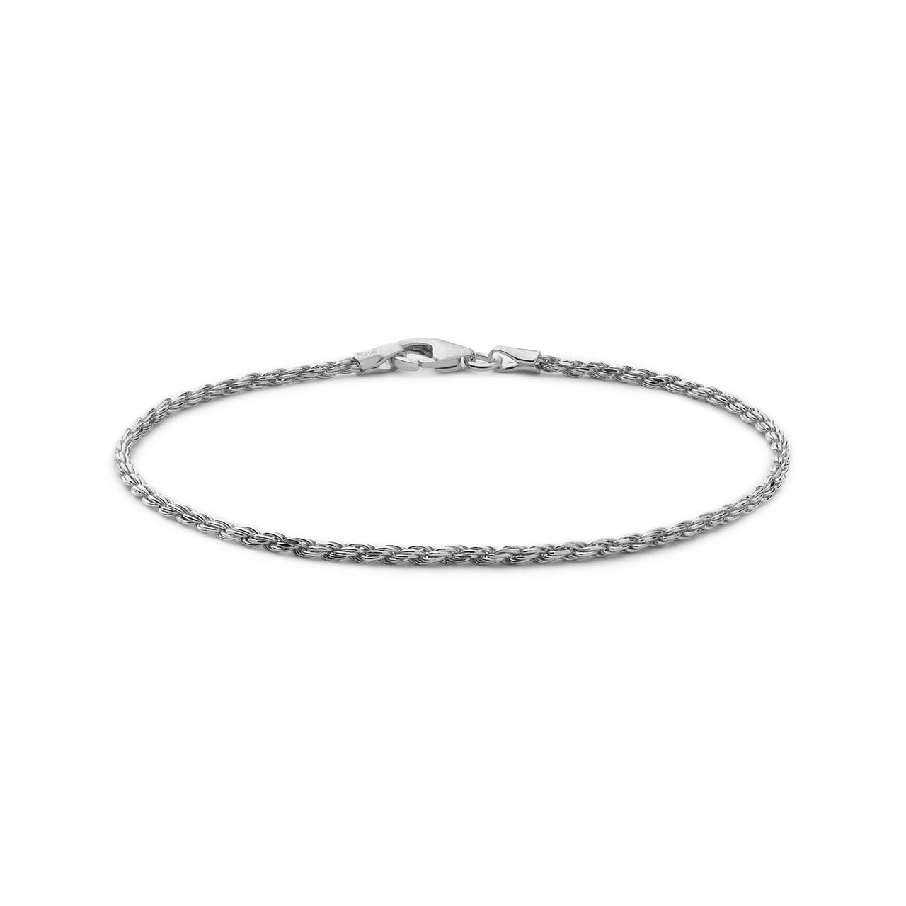 Miansai Sterling Silver Rope Chain Bracelet