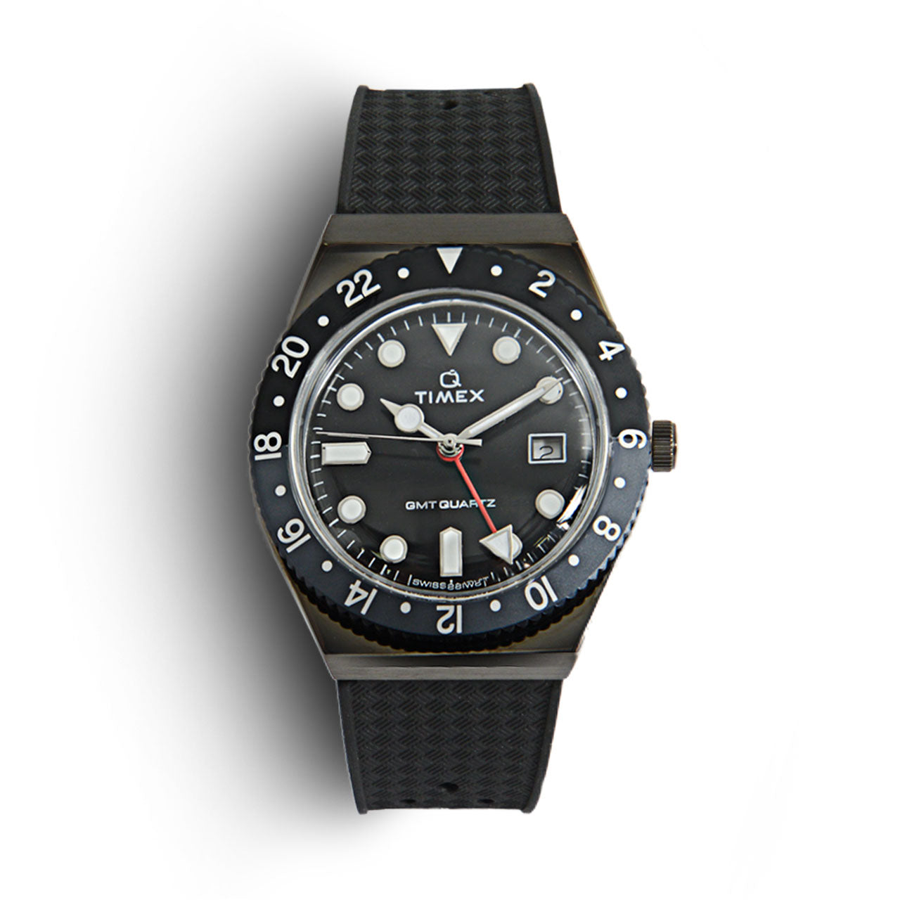 Timex Q GMT Blackout Watch, #Timex #GMT #Blackout #Watch