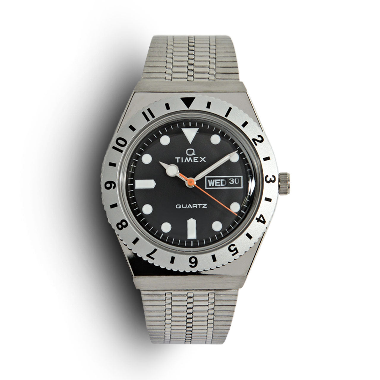 Timex Stainless Bezel Q Watch