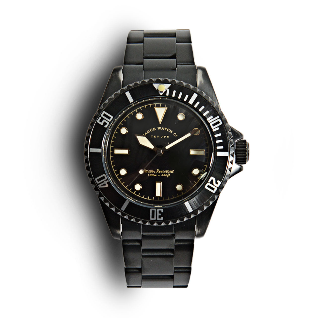 Vauge Black Bracelet Submariner Watch