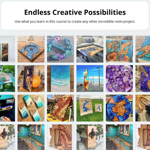 Artistic epoxy resin creative projects you can make with Upstart Epoxy