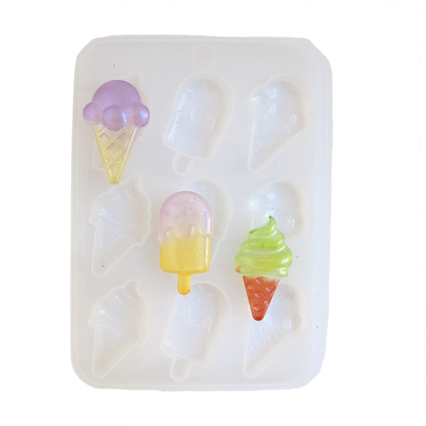 Ice Cream Cone Charm Silicone Mold 3 Designs Shop Resin Obsession