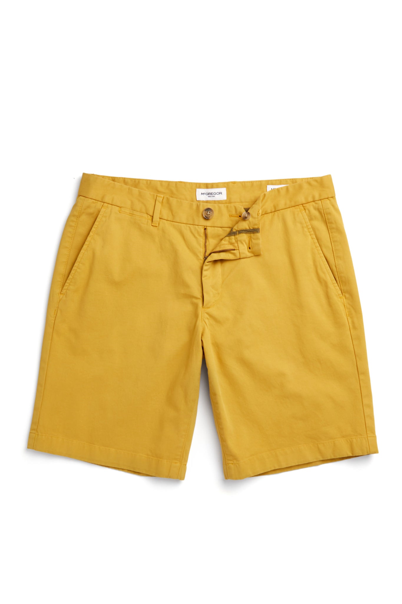 yellow chino shorts