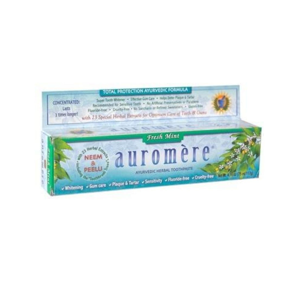 auromere fresh mint toothpaste