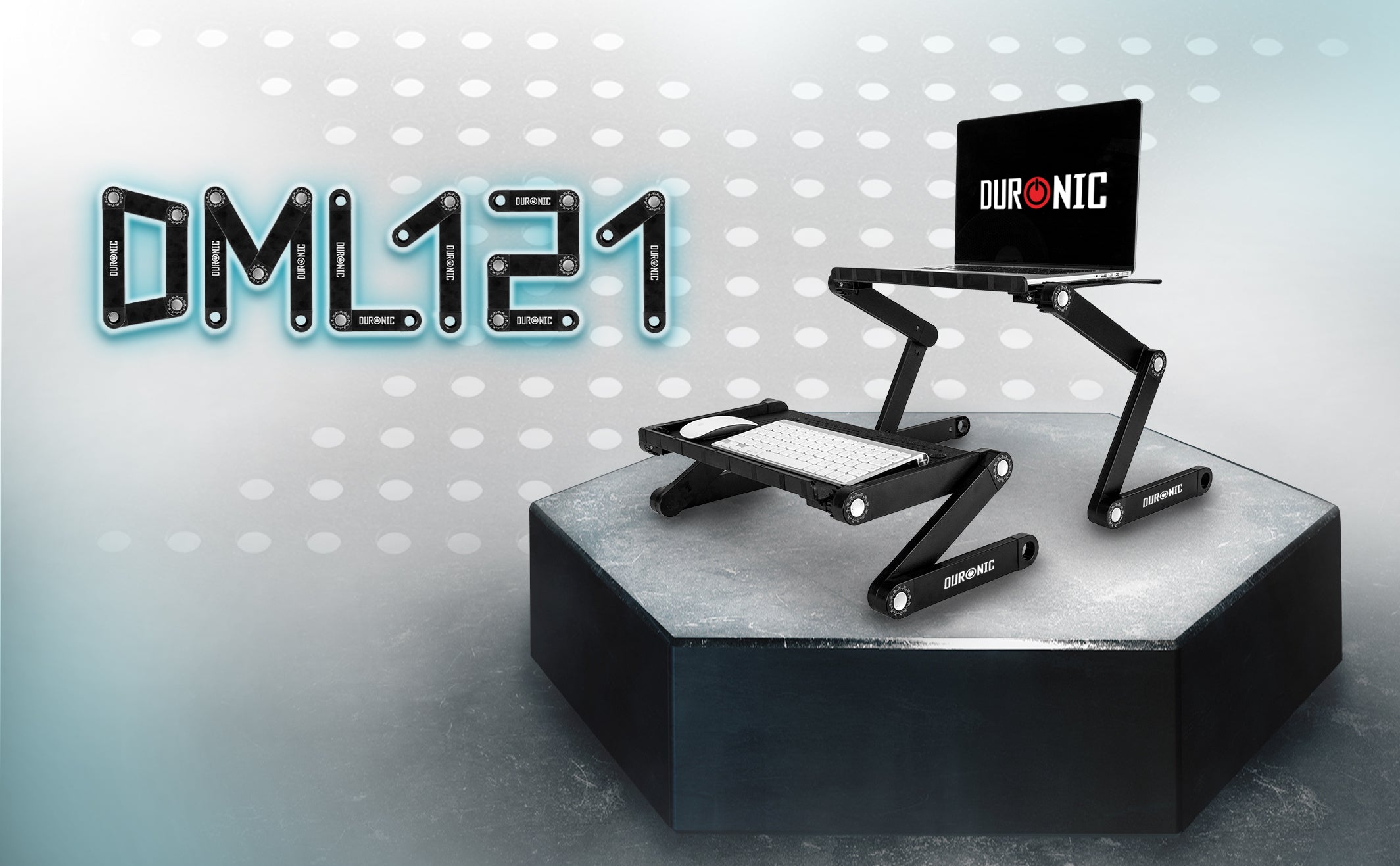 dm451x1, silver, desk, mount, bracket, stand, support, riser, arm, double, two, twin, duo, dual, office, computer