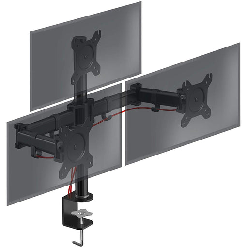 Duronic DM752 Monitorhalterung / Tischhalterung / Standfuß / Monitorständer  für einen LCD / LED Computer Bildschirm / Fernsehgerät mit Neig, Schwenk—