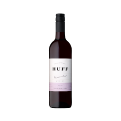 bottle of huff estate minimalist merlot wine