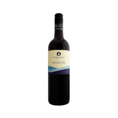 bottle of sprucewood shores estate lakeside red wine