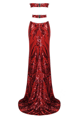 Martina Maxi Dress | Red