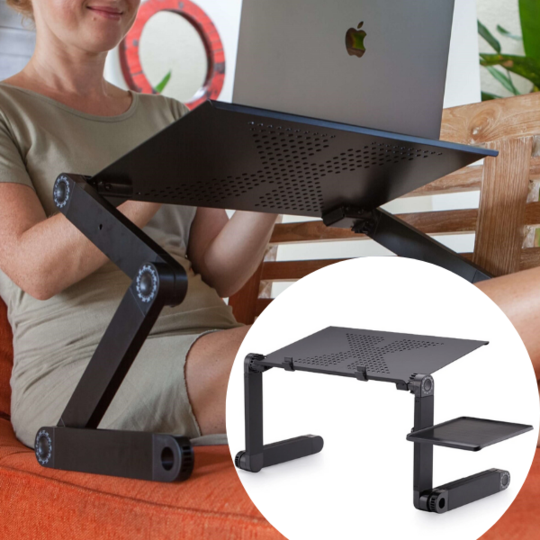 Adjustable Laptop Stand For Desk Bed Couch Crove