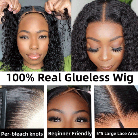 100% real Glueless wig