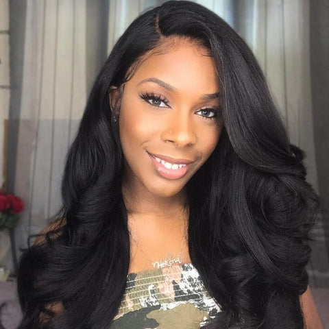 human hair hd lace front wig