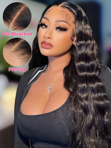 Pre bleached and pre-cut lace wig