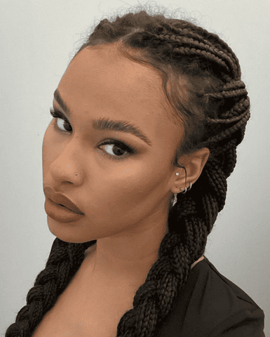 braid full lace wig