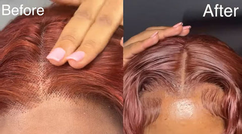 hide knots before and after without bleaching