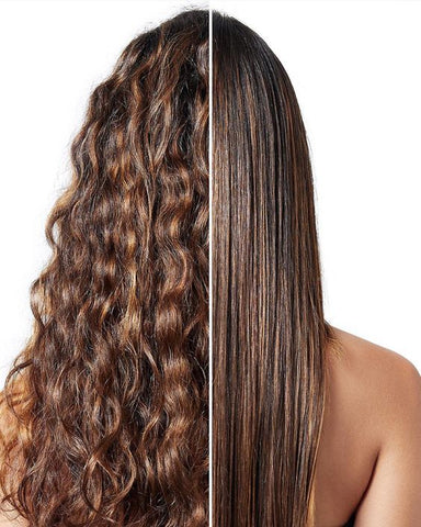 use straightener to straighten hair