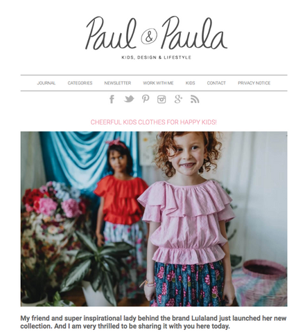 lulaland at Paul & Paula blog- children's clothing
