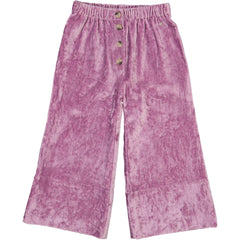 Children's clothing. Velvet lilac pants