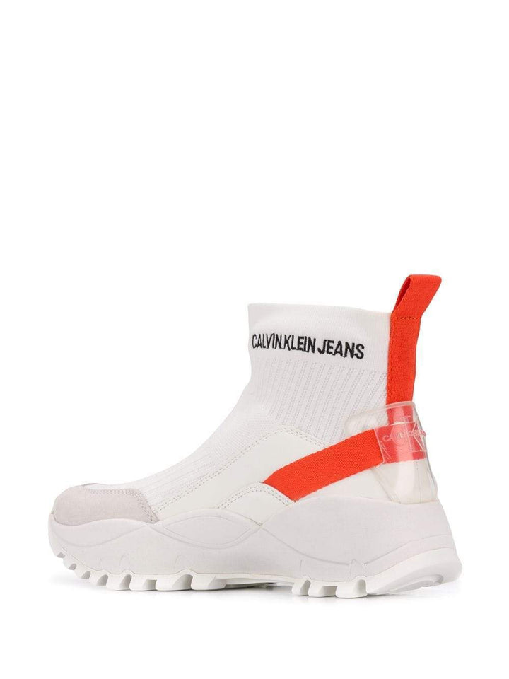 calvin klein knit high top sneakers