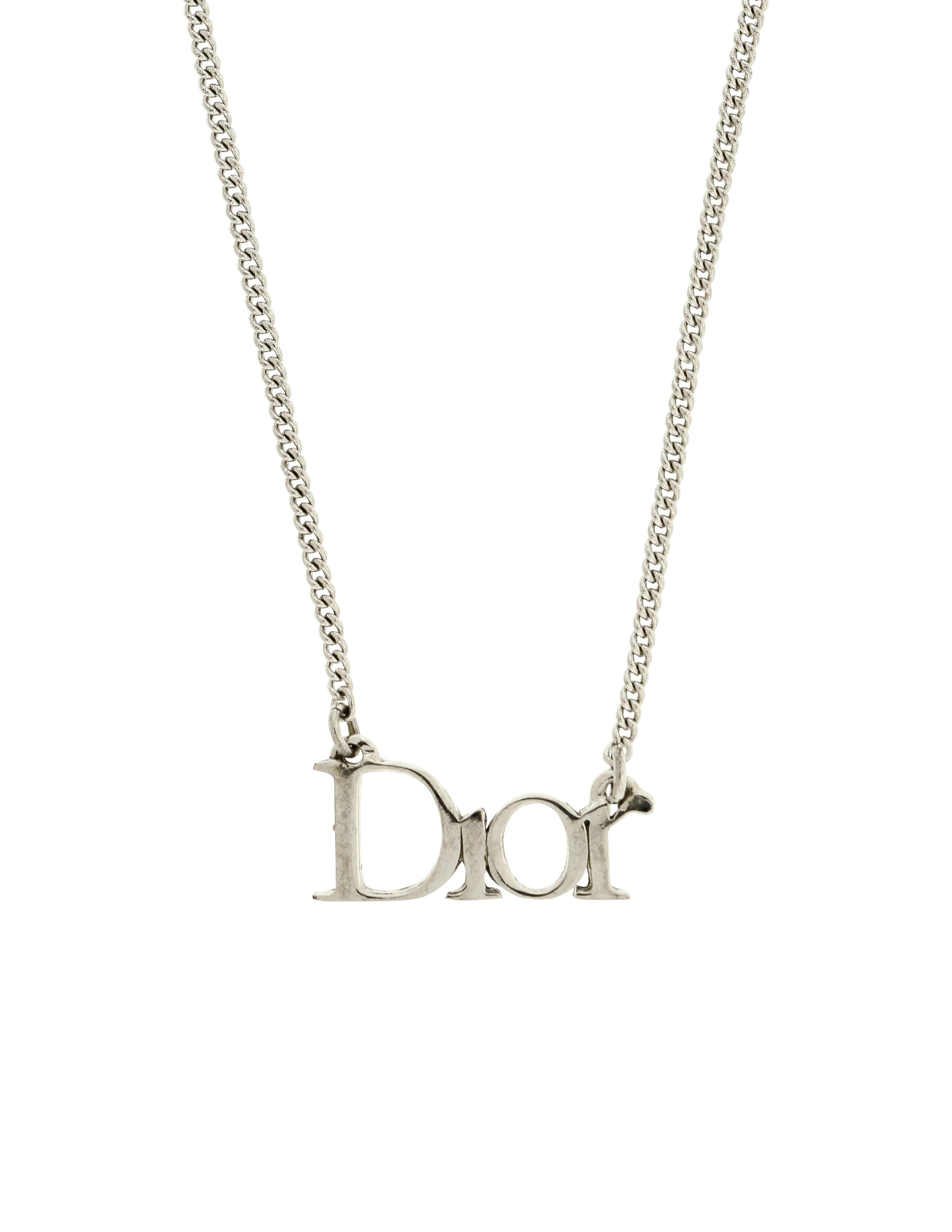 Monogramme necklace Dior Silver in Metal  25163492