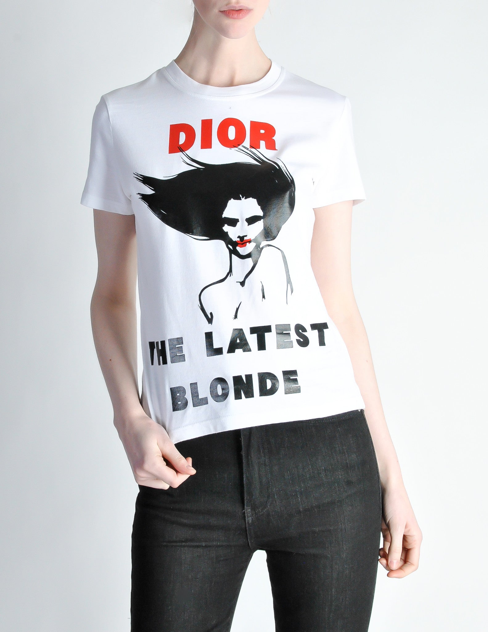 Christian Dior Vintage 'Dior The Latest Blonde' T-Shirt ...