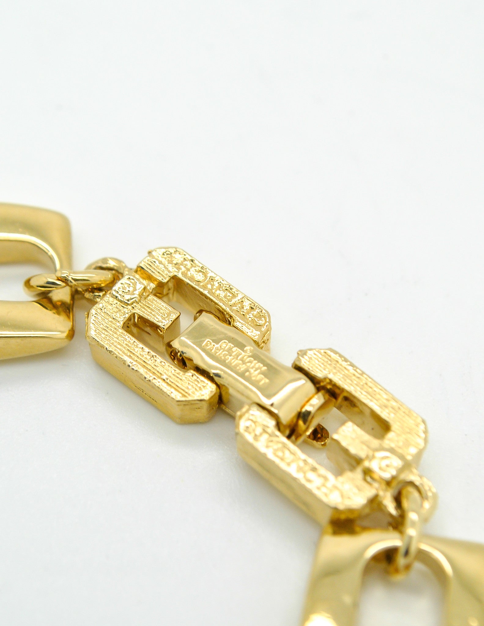 vintage givenchy gold bracelet