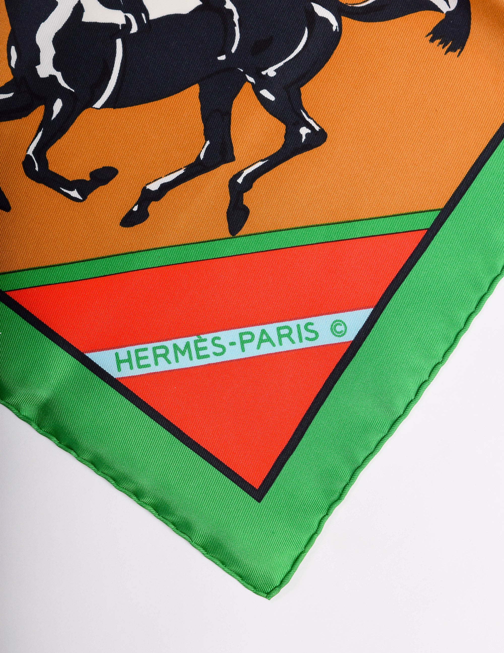 hermes horse scarf